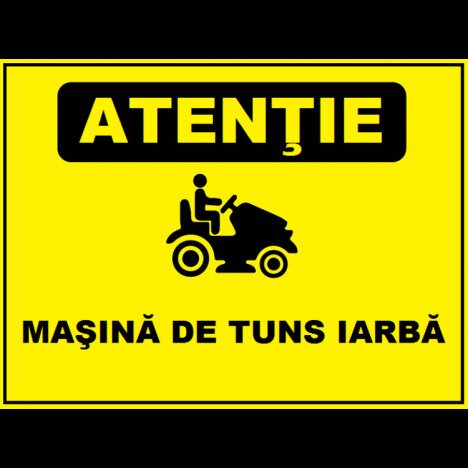 Placuta pentru masina de tuns iarba
